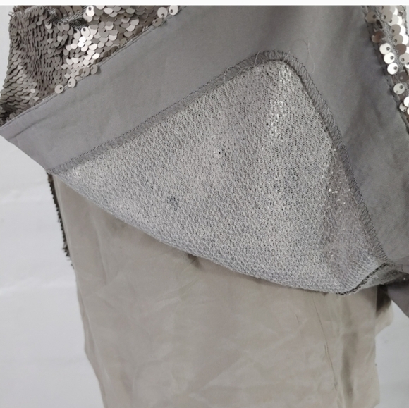 Banana Republic Silver Sequin Chiffon Party Cockta - Picture 7 of 11